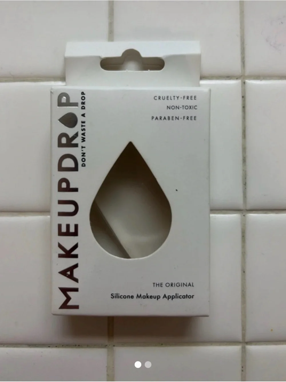 Makeup Drop - The Original Silicone Makeup Applicator - White